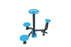 3 Lu Bel Cevirme Aleti KLF-02 | Dış Mekan Spor Aletleri | Erse Kent Mobilyaları